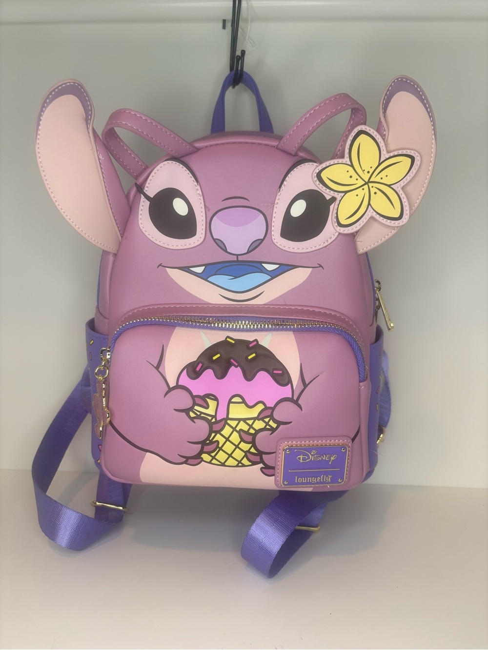 Disney Loungefly Angel Lilo & Stitch Ice Cream Mini Backpack
